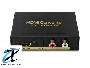 HDMI Audio Extractor Converter HDMI to HDMI + SPDIF Optical & RCA Stereo Adapter 1080p