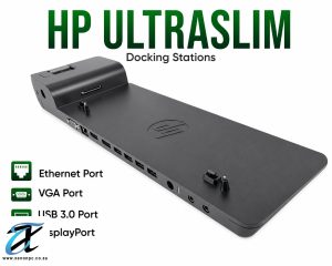 HP UltraSlim Docking Station for EliteBook & ProBook Laptops – USB 3.0, DisplayPort, VGA, LAN Dock