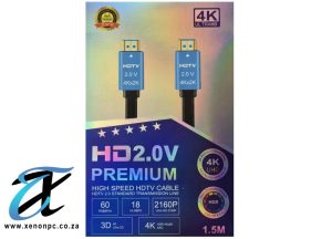 Premium HDMI 2.0v High-Speed 4K Cable - 1.5 Meters