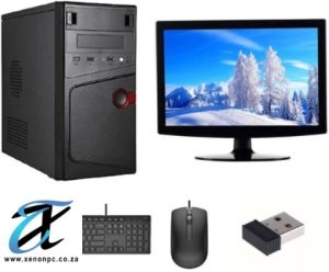 Intel Pentium G3240 3.10GHz 4th Gen Desktop PC Complete Set with Monitor Keyboard Mouse Upgradeable to i7