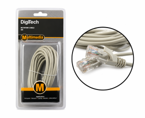DigiTech 5M Ethernet Network Cable RJ45 | LAN Cable for Router, Modem, PC & Gaming Consoles