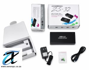 USB 3.0 Universal Dual Display Docking Station with HDMI/DVI Support – External Graphics Adapter for Windows PCs & Laptops