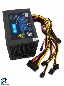 ZPTECH 500W ATX Power Supply Unit (PS550W) | 80 PLUS Certified Desktop PC PSU