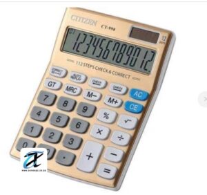 CTTTZEN CT-420LA 12-Digit Desktop Calculator | Solar & Battery Powered Check & Correct Calculator