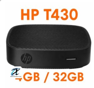 HP T430 Thin Client | Intel Celeron N4020 | 4GB RAM | 32GB SSD | Windows 10 Pro | HDMI | DisplayPort