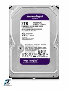 Western Digital WD Purple 2TB 3.5" SATA III Surveillance Hard Drive (WD22PURZ) | 24/7 CCTV HDD | 6Gb/s