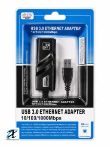 USB 3.0 to Gigabit Ethernet Adapter | RJ45 LAN Network Adapter | 10/100/1000Mbps | Plug & Play