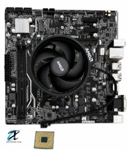 AMD Ryzen 5 3600 CPU + AMD AM4 DDR4 Motherboard Bundle with Stock Cooler | Bent CPU Pins