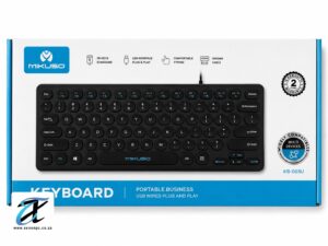 Mikuso KB-030U USB Wired Keyboard | 98-Key Compact Keyboard | Plug & Play for Windows & Mac