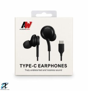 USB Type-C Wired Earphones with Microphone | Hi-Fi Stereo In-Ear Headset | Noise Isolation