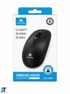 2.4GHz Wireless Optical Mouse | Adjustable 800/1200/1600 DPI | USB Nano Receiver | Black