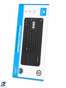 Mikuso KB-BW06 Portable Wireless Bluetooth Keyboard with Touchpad | 2.4GHz & Bluetooth | Rechargeable