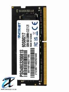 Patriot Signature 8GB DDR4 3200MHz SO-DIMM Laptop RAM | PC4-25600 CL22 Memory Module