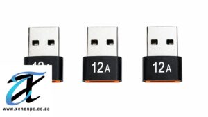 USB Type-C Female to USB-A Male Adapter | USB 3.0 OTG Converter | 12A Fast Charging