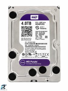 Western Digital WD Purple 4TB Surveillance Hard Drive | 3.5" SATA III 64MB Cache (WD40PURX)