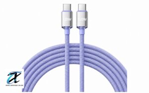 120W 6A USB Type-C to Type-C PD Fast Charging Cable | Braided Nylon | USB-C Data & Charging Cable