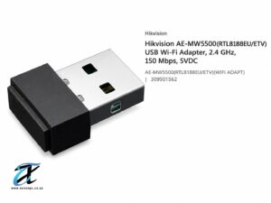 Hikvision AE-MW5500 150Mbps USB Wi-Fi Adapter | 2.4GHz | IEEE 802.11b/g/n | USB 2.0