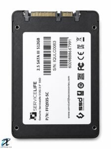 ServiceLife 512GB 2.5-Inch SATA III SSD – 6Gbps Internal Solid State Drive