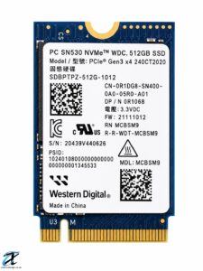 Western Digital PC SN530 512GB M.2 2230 NVMe SSD PCIe Gen3 x4
