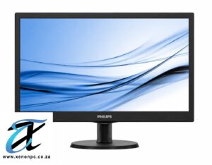 Philips 19" 190V4LSB/73 LED Monitor – 1440×900 VGA & DVI-D