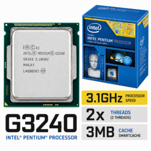 Intel Pentium G3240 3.10GHz Dual-Core Processor | LGA1150 | 3MB Cache | 4th Gen Haswell CPU