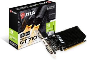 NVIDIA GeForce GT 710 2GB DDR3 64-Bit PCIe Graphics Card – HDMI DVI VGA