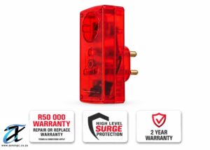 Electricmate EA015 16A + Schuko High-Level Surge Protector Adaptor | 2 Year Warranty