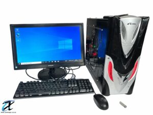 Complete Desktop PC Core 2 Duo E7500 2.93GHz 4GB RAM 500GB HDD Radeon HD 7000 1GB 22" Monitor Windows 10
