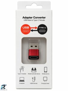 HEYU HY-719 USB-A Male to USB-C Female Adapter Converter – Type-C OTG