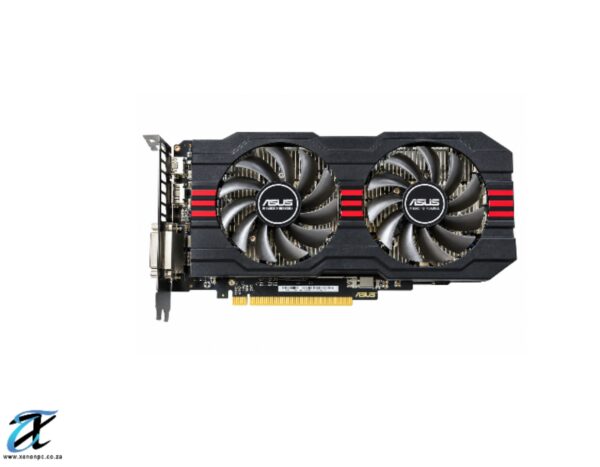 ASUS Dual-Fan Black and Red Graphics Card ASUS Dual-Fan Black and Red Graphics Card