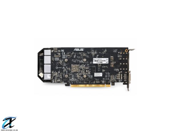 ASUS Graphics Card PCB Rear View ASUS Graphics Card PCB Rear View