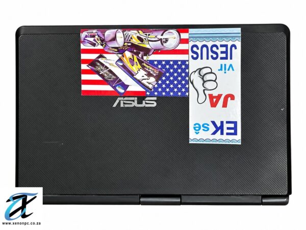 ASUS Laptop Lid with Racing Stickers ASUS Laptop Lid with Racing Stickers