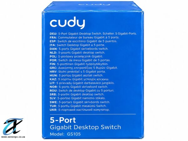Cudy 5-Port Gigabit Desktop Switch Box Cudy 5-Port Gigabit Desktop Switch Box
