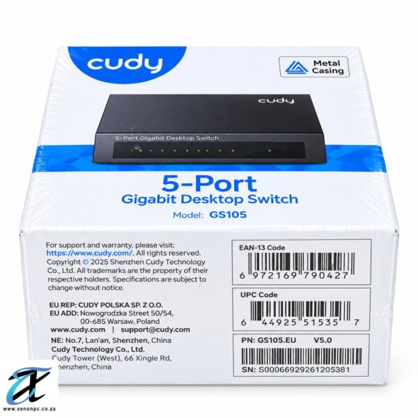 Cudy 5-Port Gigabit Switch Box (2) Cudy 5-Port Gigabit Switch Box (2)