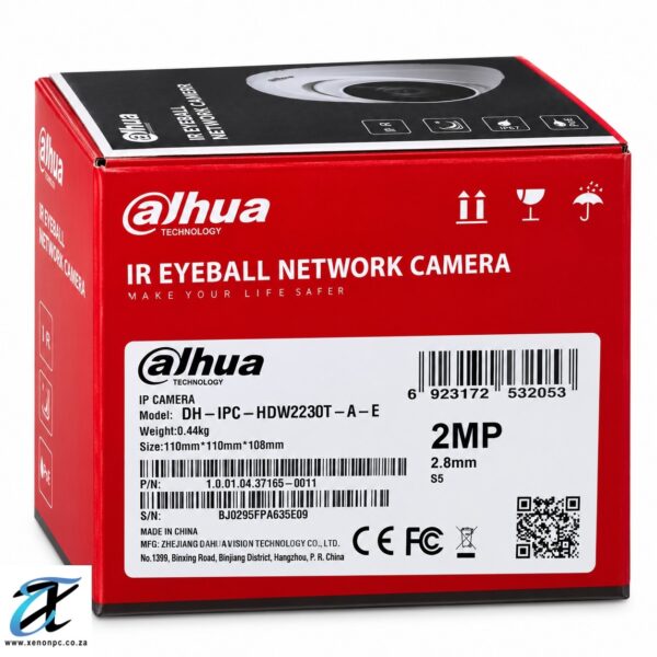 Dahua Red IR Eyeball Camera Box Dahua Red IR Eyeball Camera Box