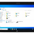 HP Laptop Screen Showing Windows File Explorer