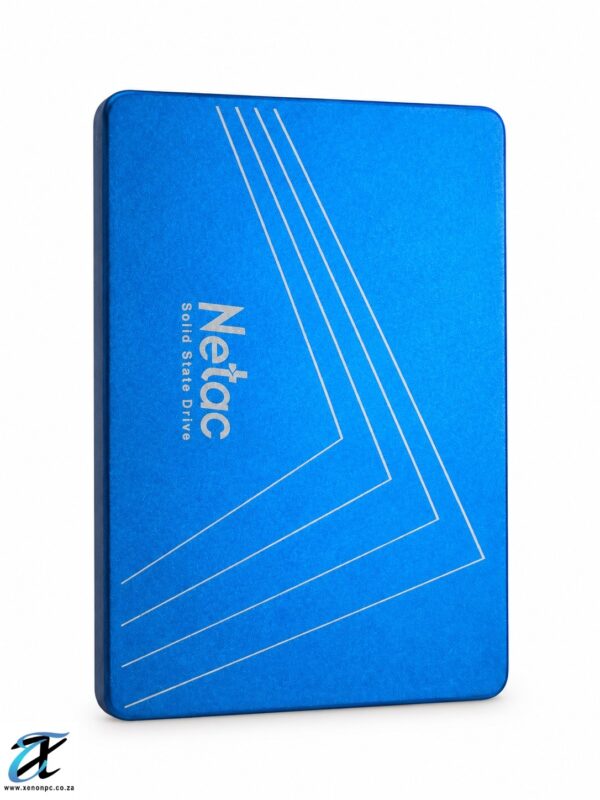 Netac Blue Metallic SSD Product Shot Netac Blue Metallic SSD Product Shot