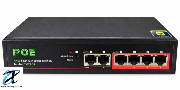 POE 4+2 Fast Ethernet Switch POE 4+2 Fast Ethernet Switch