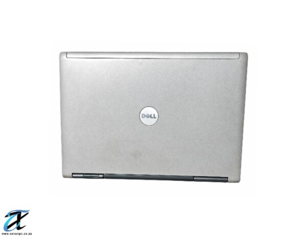 Silver Dell Laptop Lid with Wear Marks Silver Dell Laptop Lid with Wear Marks
