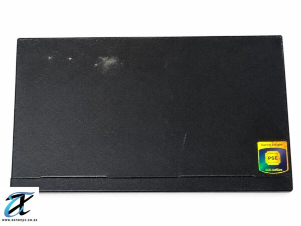 Worn Black Device Cover with Holographic Sticker Worn Black Device Cover with Holographic Sticker